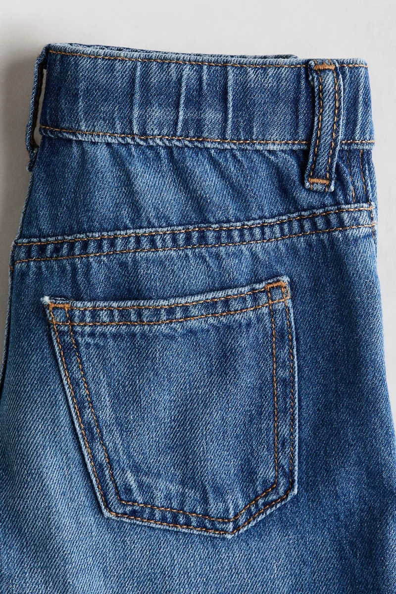 اتش اند ام جينز بقصة واسعة وساق باريل